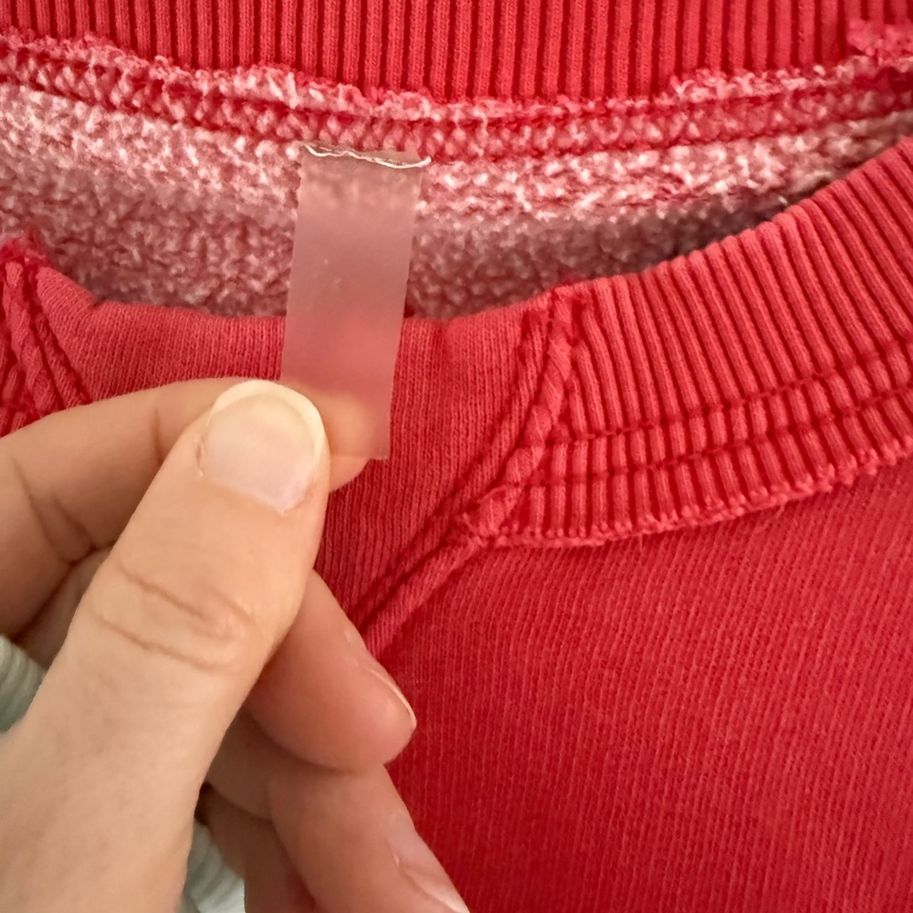 Free People Intercept sweatshirt in red XS - Picture 8 of 9